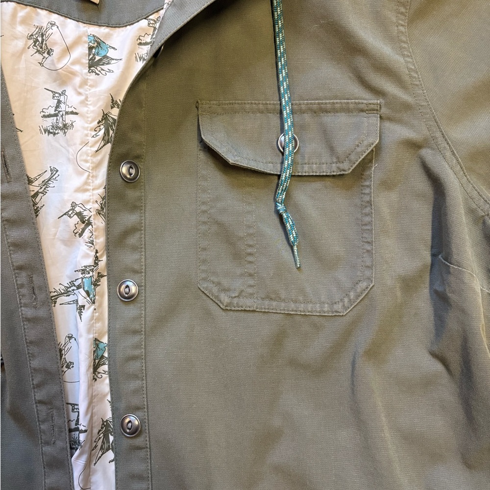 L.L. Bean Women’s Hooded Lined Spring Parka Utility Jacket - Picture 2 of 5